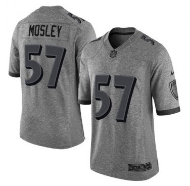 C.J. Mosley #57 Baltimore Ravens Limited Player Jersey Men's Gray
