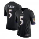 Joe Flacco #5 Baltimore Ravens Limited Player Jersey Men's Black