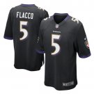 Joe Flacco #5 Baltimore Ravens Game Player Jersey Men's Black