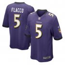 Joe Flacco #5 Baltimore Ravens Game Player Jersey Men's Purple