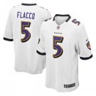 Joe Flacco #5 Baltimore Ravens Game Player Jersey Men's White