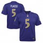 Joe Flacco #5 Baltimore Ravens Color Rush Limited Player Jersey Youth Purple