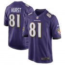 Hayden Hurst #81 Baltimore Ravens Game Player Jersey Men's Purple