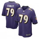 Ronnie Stanley #79 Baltimore Ravens Game Player Jersey Men's Purple