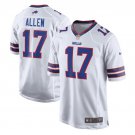 Josh Allen #17 Buffalo Bills Game Player Jersey Men's White