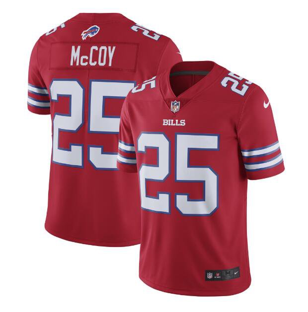 LeSean McCoy #25 Buffalo Bills Color Rush Limited Player Jersey Men's Red