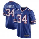 Thurman Thomas #34 Buffalo Bills Game Player Jersey Men's Royal