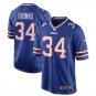 Thurman Thomas #34 Buffalo Bills Game Player Jersey Men's Royal