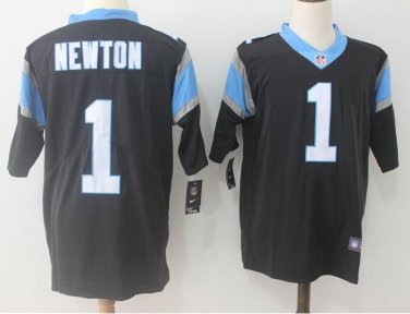 Cam Newton #1 Carolina Panthers Limited Player Jersey Men's Black