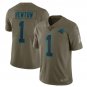 Cam Newton #1 Carolina Panthers Salute to Service Limited Player Jersey Men's Olive