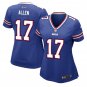Josh Allen #17 Buffalo Bills Game Player Jersey Women's Royal Size S