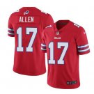 Josh Allen #17 Buffalo Bills Color Rush Limited Player Jersey Men's Red Size M