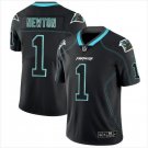 Cam Newton #1 Carolina Panthers Limited Player Jersey Men's Black Shadow
