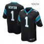 Cam Newton #1 Carolina Panthers Game Player Jersey Youth Black