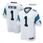 Cam Newton #1 Carolina Panthers Game Player Jersey Youth White