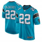 Christian McCaffrey #22 Carolina Panthers Game Player Jersey Men's Blue