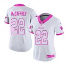 Christian McCaffrey #22 Carolina Panthers Limited Player Jersey Women's White