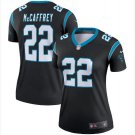 Christian McCaffrey #22 Carolina Panthers Game Player Jersey Women's Black