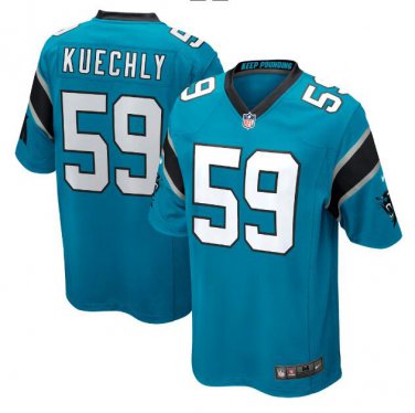 Luke Kuechly #59 Carolina Panthers Game Player Jersey Men's Blue