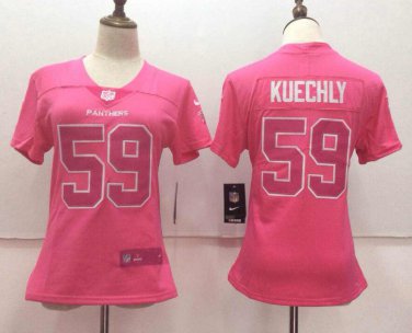 Luke Kuechly #59 Carolina Panthers Limited Player Jersey Women's Pink