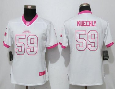Luke Kuechly #59 Carolina Panthers Limited Player Jersey Women's White