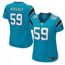 Luke Kuechly #59 Carolina Panthers Game Player Jersey Women's Blue
