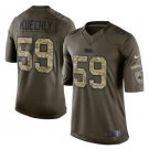 Luke Kuechly #59 Carolina Panthers Salute to Service Game Player Jersey Men's Olive