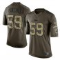 Luke Kuechly #59 Carolina Panthers Salute to Service Game Player Jersey Men's Olive