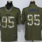Myles Garrett #95 Cleveland Browns Salute to Service Limited Player Jersey Men's Green