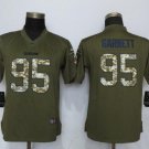 Myles Garrett #95 Cleveland Browns Salute to Service Limited Player Jersey Women's Green