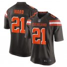 Denzel Ward #21 Cleveland Browns Game Player Jersey Men's Brown