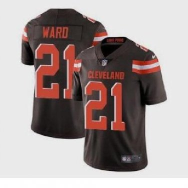 Denzel Ward #21 Cleveland Browns Limited Player Jersey Men's Brown