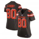 Jarvis Landry #80 Cleveland Browns Game Player Jersey Women's Brown