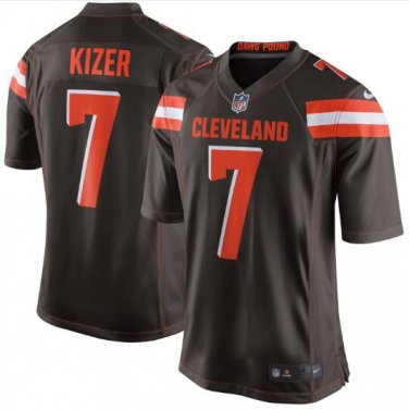 DeShone Kizer #7 Cleveland Browns Game Player Jersey Men's Brown