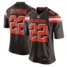 Jabrill Peppers #22 Cleveland Browns Game Player Jersey Men's Brown