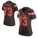 Joe Thomas #73 Cleveland Browns Game Player Jersey Women's Brown