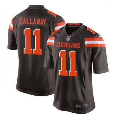Antonio Callaway #11 Cleveland Browns Game Player Jersey Men's Brown