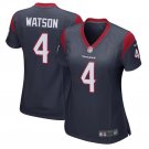 Deshaun Watson #4 Houston Texans Game Player Jersey Women's Navy