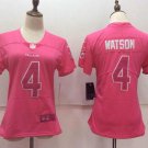 Deshaun Watson #4 Houston Texans Limited Player Jersey Women's Pink