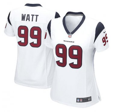J.J. Watt #99 Houston Texans Game Player Jersey Women's White