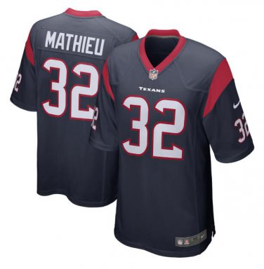 Tyrann Mathieu #32 Houston Texans Game Player Jersey Men's Navy