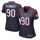 Jadeveon Clowney #90 Houston Texans Game Player Jersey Women's Navy