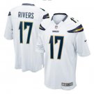 Philip Rivers #17 Los Angeles Chargers Game Player Jersey Men's White