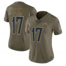 Philip Rivers #17 Los Angeles Chargers Salute to Service Limited Player Jersey Women's Olive