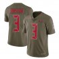 Jameis Winston #3 Tampa Bay Buccaneers Salute to Service Limited Player Jersey Men's Olive