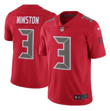 Jameis Winston #3 Tampa Bay Buccaneers Color Rush Limited Player Jersey Men's Red