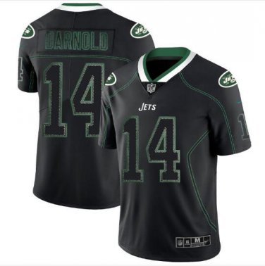 Sam Darnold #14 New York Jets Limited Player Jersey Men's Black Shadow New