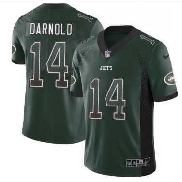 Sam Darnold #14 New York Jets Limited Player Jersey Men's Green Drift New