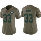Jamal Adams #33 New York Jets Salute to Service Limited Player Jersey Women's Olive