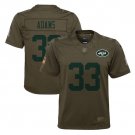 Jamal Adams #33 New York Jets Salute to Service Limited Player Jersey Youth Olive